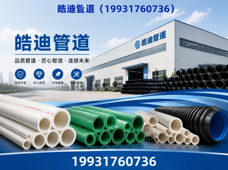 肃宁县皓迪管道展示图